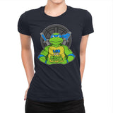 Leo is my Turtle (My Blue Ninja Turtle) - Womens Premium T-Shirts RIPT Apparel Small / Midnight Navy