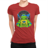 Leo is my Turtle (My Blue Ninja Turtle) - Womens Premium T-Shirts RIPT Apparel Small / Red