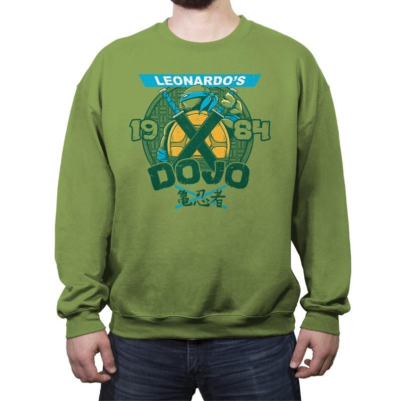 Leo's Dojo - Crew Neck Sweatshirt Crew Neck Sweatshirt RIPT Apparel Small / Kiwi