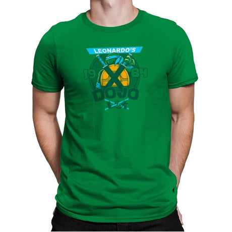 Leo's Dojo Exclusive - Mens Premium T-Shirts RIPT Apparel Small / Kelly Green