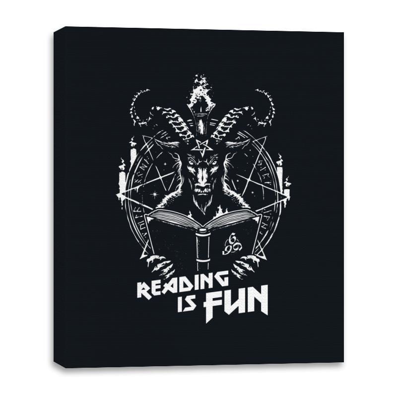 Let's Do Some Reading - Canvas Wraps Canvas Wraps RIPT Apparel 16x20 / Black