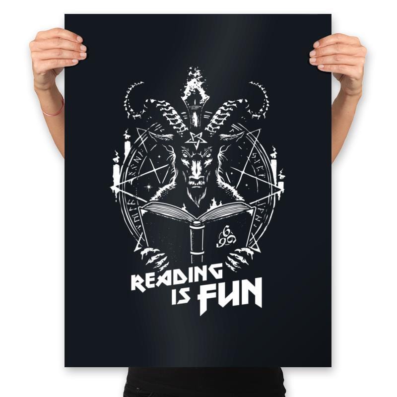 Let's Do Some Reading - Prints Posters RIPT Apparel 18x24 / Black