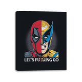 Let's F-cking Go - Canvas Wraps Canvas Wraps RIPT Apparel 11x14 / Black