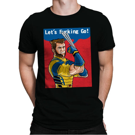 Let's Fucking Go! - Mens Premium T-Shirts RIPT Apparel Small / Black