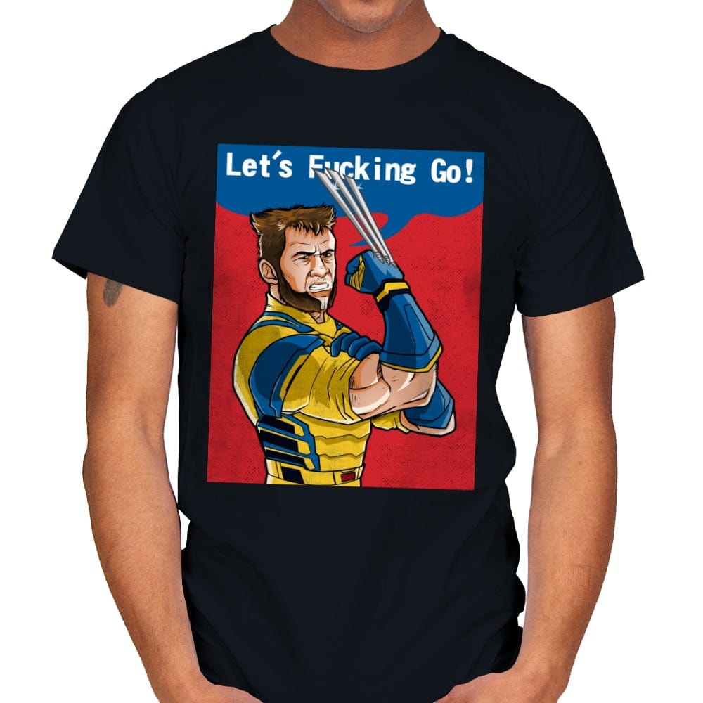 Let's Fucking Go! - Mens T-Shirts RIPT Apparel Small / Black