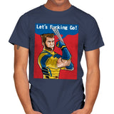 Let's Fucking Go! - Mens T-Shirts RIPT Apparel Small / Navy