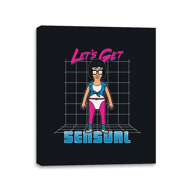 Let's Get Sensual - Canvas Wraps Canvas Wraps RIPT Apparel 11x14 / Black