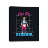 Let's Get Sensual - Canvas Wraps Canvas Wraps RIPT Apparel 11x14 / Black