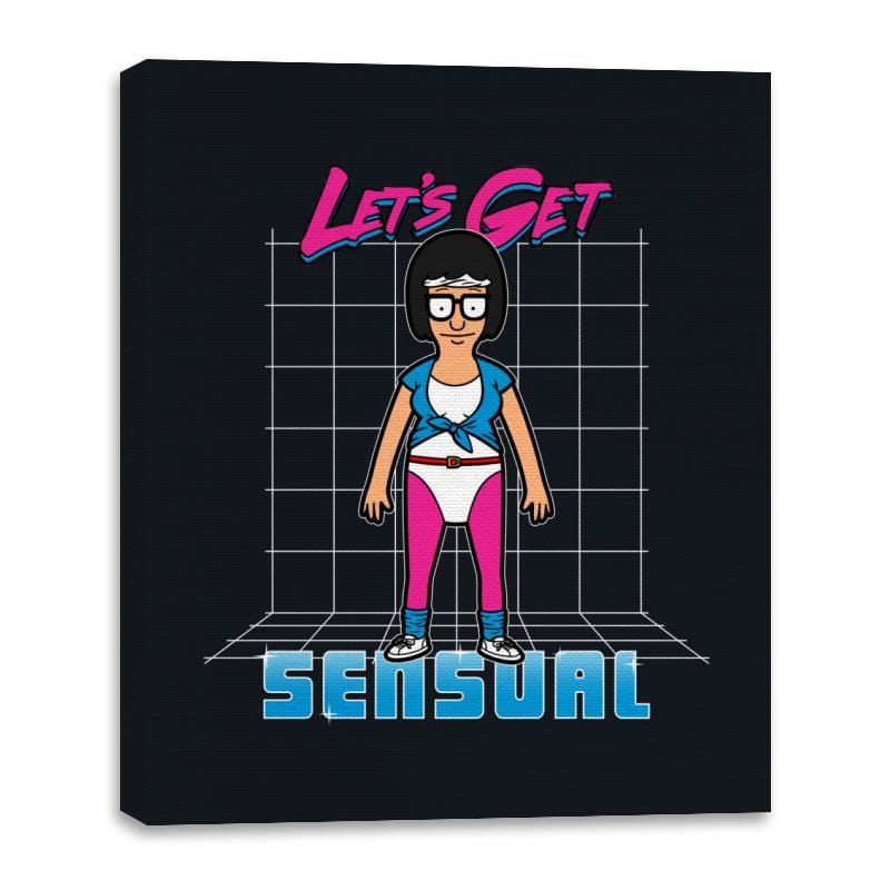 Let's Get Sensual - Canvas Wraps Canvas Wraps RIPT Apparel 16x20 / Black