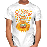 Let's Gogh - Mens T-Shirts RIPT Apparel Small / White