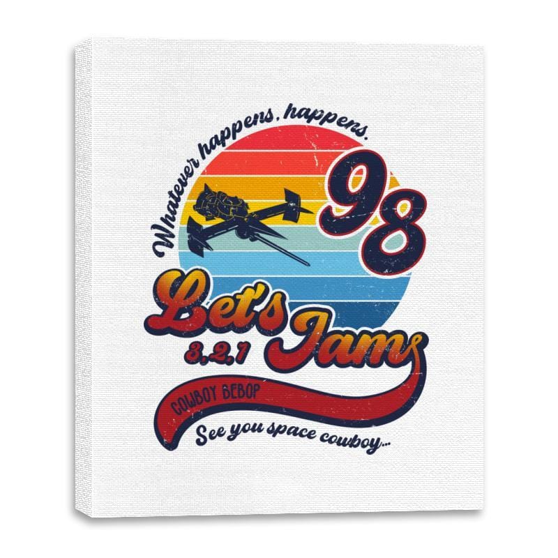 Let's Jam - Canvas Wraps Canvas Wraps RIPT Apparel 16x20 / White