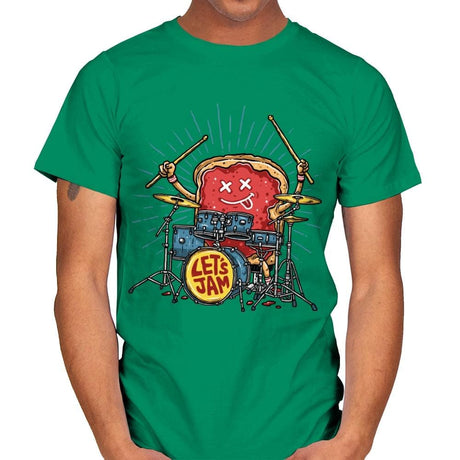 Let's Jam - Mens T-Shirts RIPT Apparel Small / Kelly