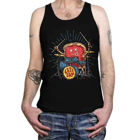 Let's Jam - Tanktop Tanktop RIPT Apparel X-Small / Black