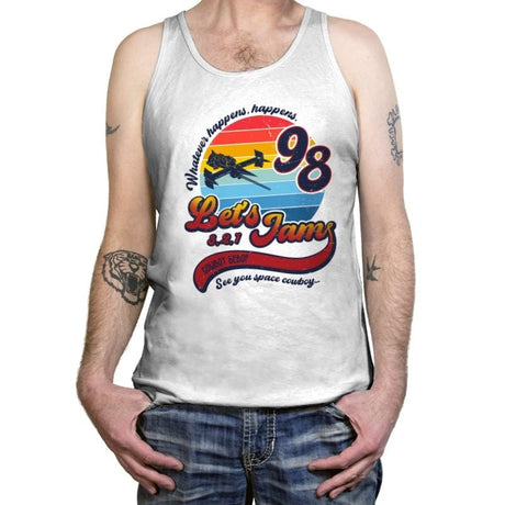 Let's Jam - Tanktop Tanktop RIPT Apparel X-Small / White