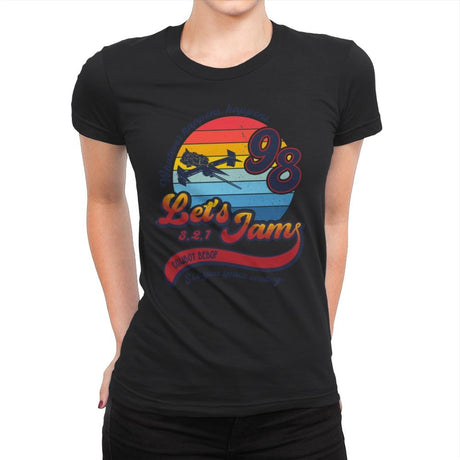 Let's Jam - Womens Premium T-Shirts RIPT Apparel Small / Black