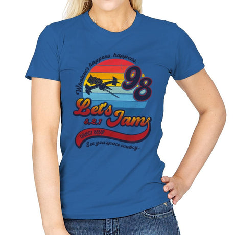 Let's Jam - Womens T-Shirts RIPT Apparel Small / Royal