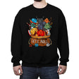 Let's Roll - Crew Neck Sweatshirt Crew Neck Sweatshirt RIPT Apparel Small / Black