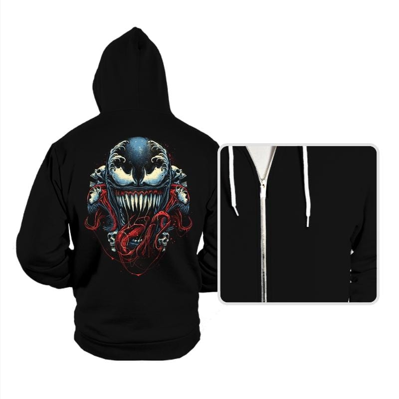 Let the Devil in - Hoodies Hoodies RIPT Apparel Small / Black