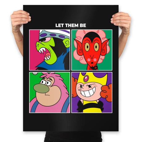 Let Them Be - Prints Posters RIPT Apparel 18x24 / Black