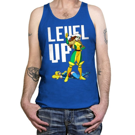 Level Up - Tanktop Tanktop RIPT Apparel X-Small / True Royal