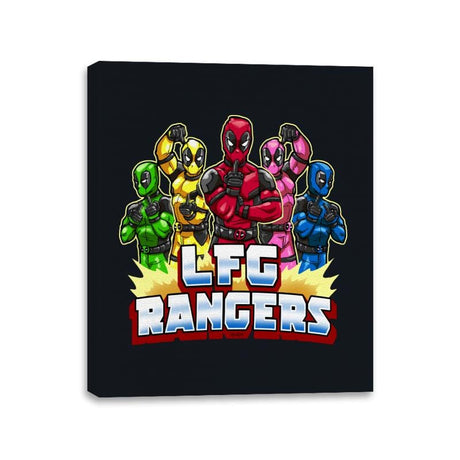 LFG Rangers  - Canvas Wraps Canvas Wraps RIPT Apparel 11x14 / Black