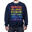 Library Kittens - Crew Neck Sweatshirt Crew Neck Sweatshirt RIPT Apparel Small / Navy