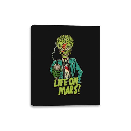 Life on mars? - Canvas Wraps Canvas Wraps RIPT Apparel 8x10 / Black