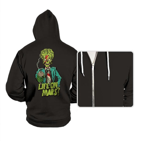 Life on mars? - Hoodies Hoodies RIPT Apparel Small / Black