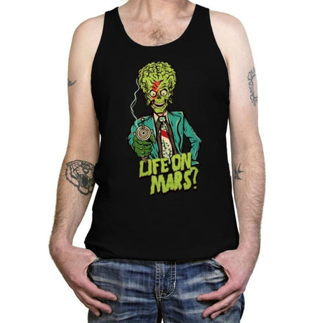 Life on mars? - Tanktop Tanktop RIPT Apparel X-Small / Black