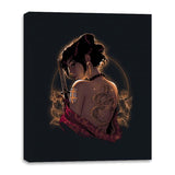 Light Dragon - Canvas Wraps Canvas Wraps RIPT Apparel 16x20 / Black