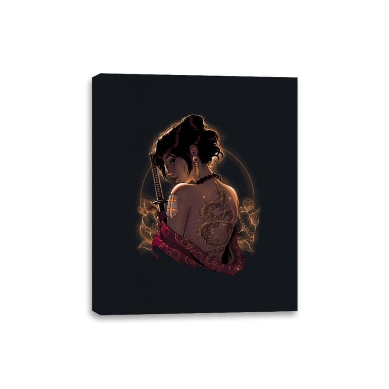 Light Dragon - Canvas Wraps Canvas Wraps RIPT Apparel 8x10 / Black