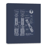 Light Side Schematics - Canvas Wraps Canvas Wraps RIPT Apparel 16x20 / Navy