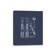 Light Side Schematics - Canvas Wraps Canvas Wraps RIPT Apparel 8x10 / Navy