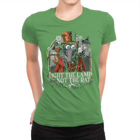 Light the Lamp not the Rat - Best Seller - Womens Premium T-Shirts RIPT Apparel Small / Kelly