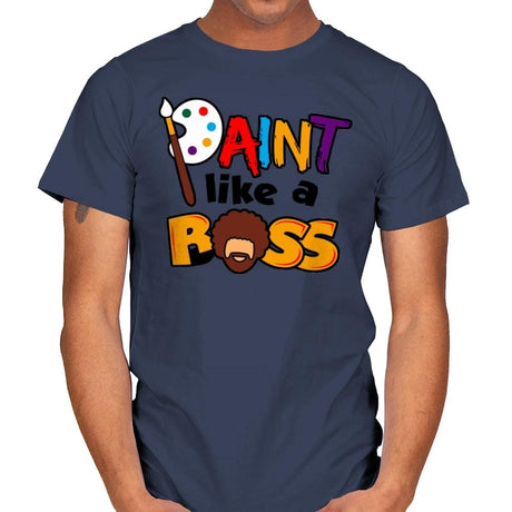 Like A Ross - Mens T-Shirts RIPT Apparel Small / Navy