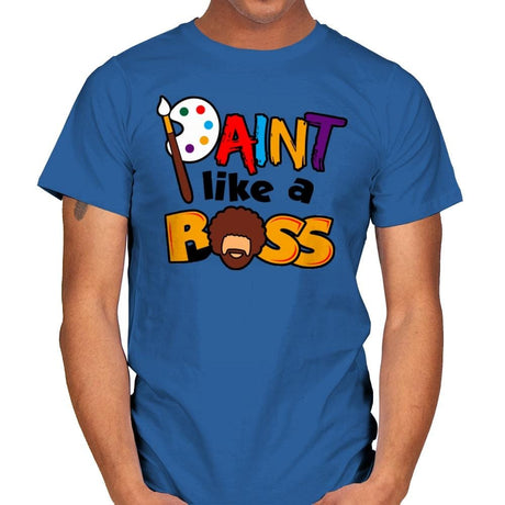 Like A Ross - Mens T-Shirts RIPT Apparel Small / Royal