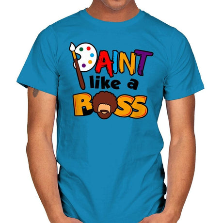 Like A Ross - Mens T-Shirts RIPT Apparel Small / Sapphire