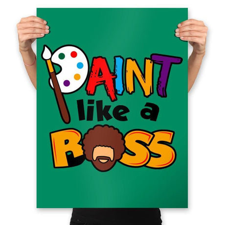 Like A Ross - Prints Posters RIPT Apparel 18x24 / Kelly