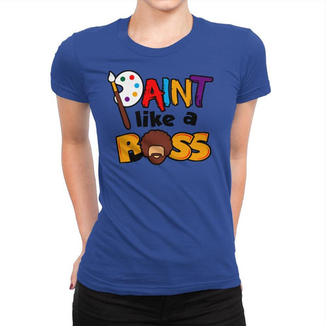 Like A Ross - Womens Premium T-Shirts RIPT Apparel Small / Royal