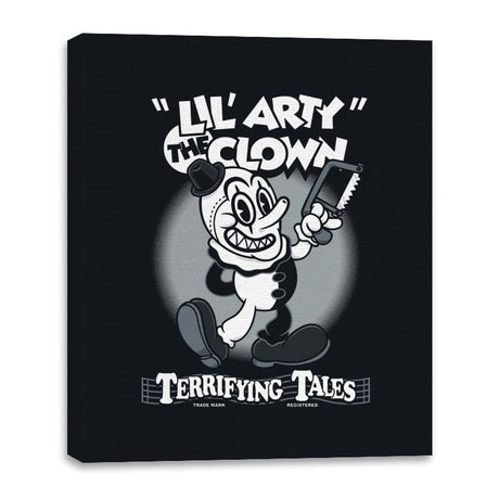 Lil' Arty - Canvas Wraps Canvas Wraps RIPT Apparel 16x20 / Black