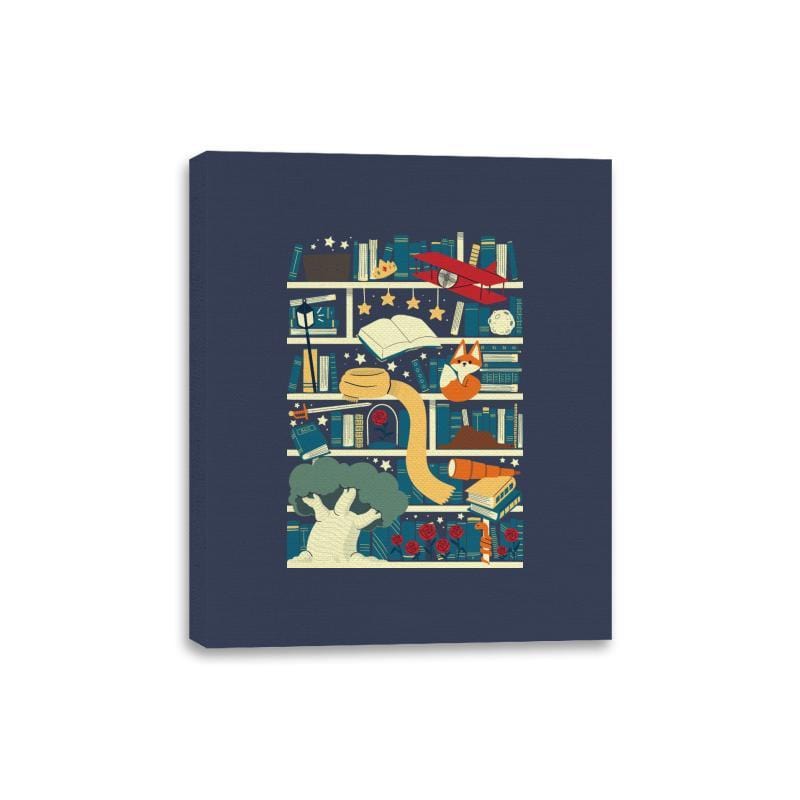 Lil Library - Canvas Wraps Canvas Wraps RIPT Apparel 8x10 / Navy