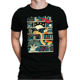 Lil Library - Mens Premium T-Shirts RIPT Apparel Small / Black