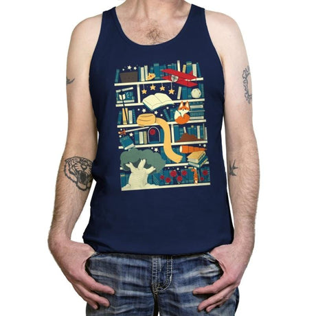 Lil Library - Tanktop Tanktop RIPT Apparel X-Small / Navy