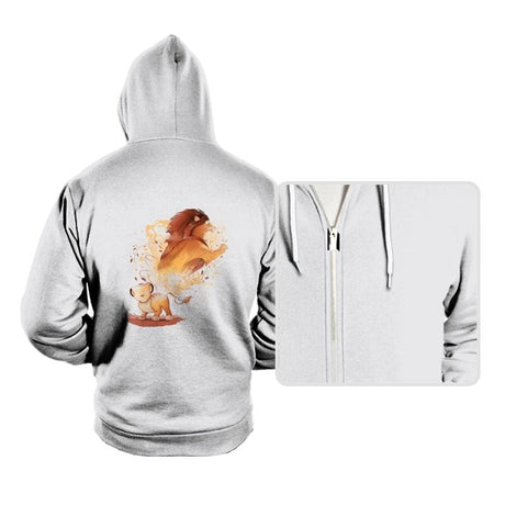 Lion Evolution - Hoodies Hoodies RIPT Apparel