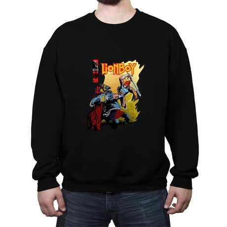 LionBoy - Crew Neck Sweatshirt Crew Neck Sweatshirt RIPT Apparel