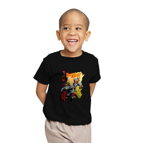 LionBoy - Youth T-Shirts RIPT Apparel X-small / Black