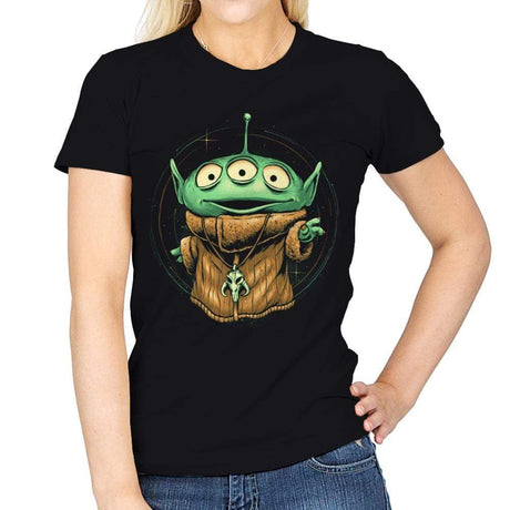 Little Green Force - Womens T-Shirts RIPT Apparel Small / Black