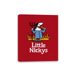 Little Nickys! - Canvas Wraps Canvas Wraps RIPT Apparel 8x10 / Red