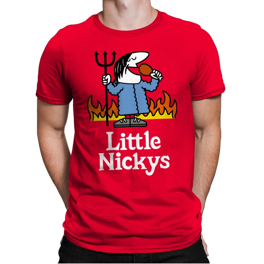 Little Nickys! - Mens Premium T-Shirts RIPT Apparel Small / Red