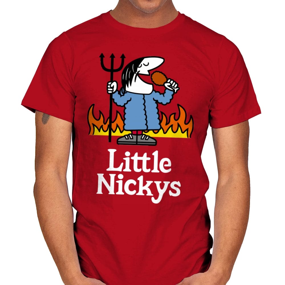 Little Nickys! - Mens T-Shirts RIPT Apparel Small / Red